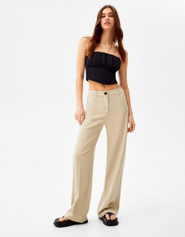 Wide-Leg-Hose mit G?rtelschlaufen