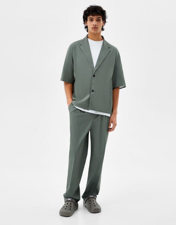 Oversize-Hemd aus Lyocell