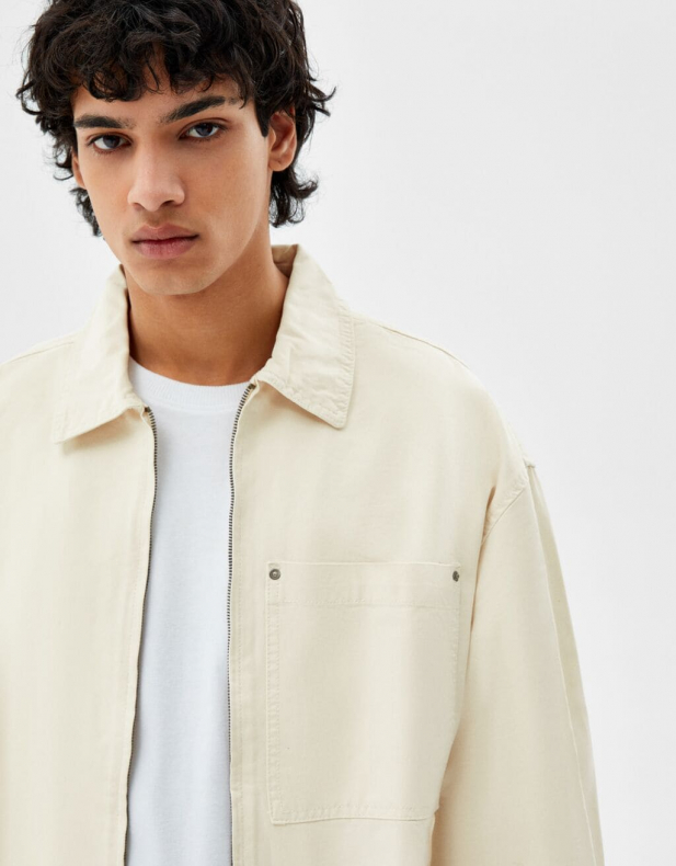 Baumwolljacke mit Rei?verschluss