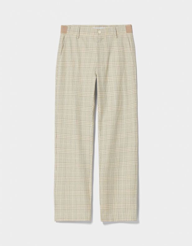 Eng geschnittene Slim-Fit-Hose mit seitlichem Gummizug