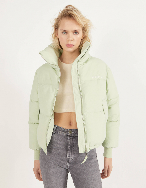 Pufferjacke aus Nylon
