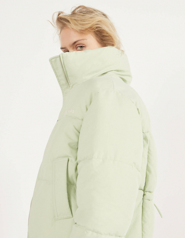 Pufferjacke aus Nylon