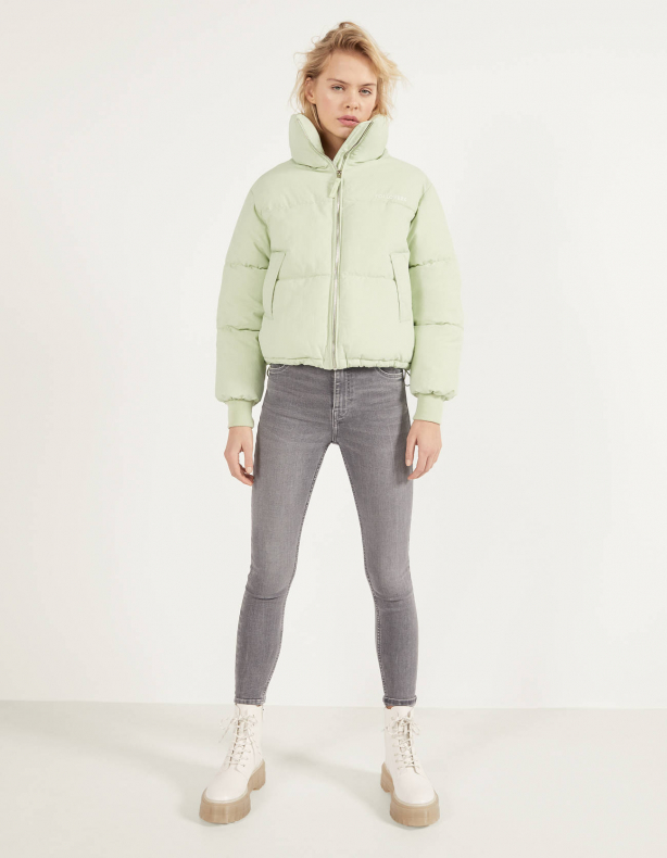 Pufferjacke aus Nylon